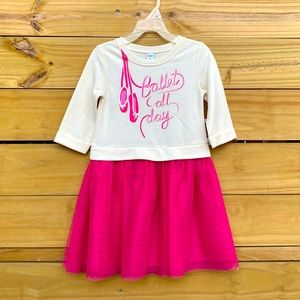 Old Navy Ballet All Day Tutu Dress Girls 4T Pink